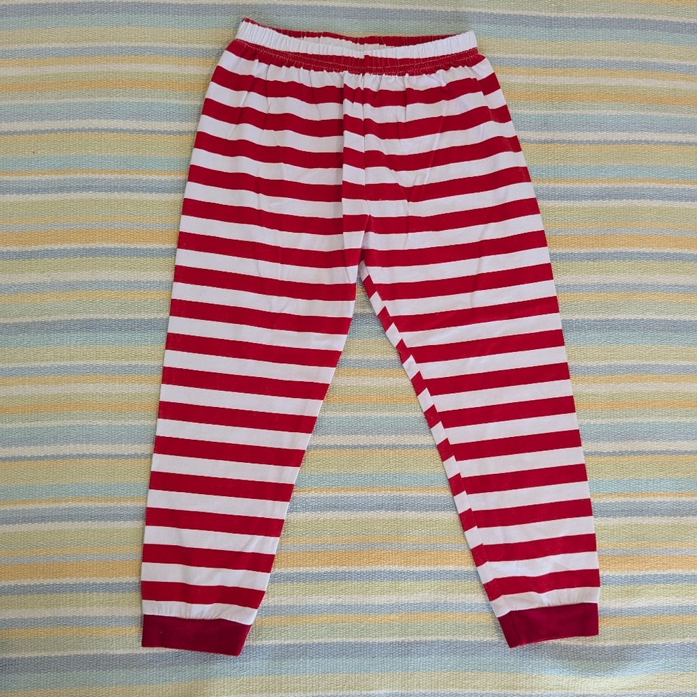 🛍️ BUNDLE ONLY • Red & white Striped Pajama Pj Pants Size 8